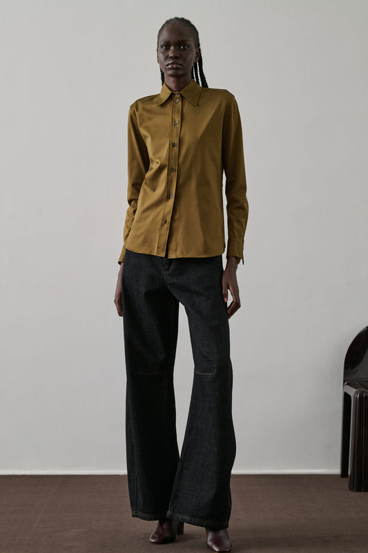 Chemise Faust - Kaki/Bronze - Coton - Femme