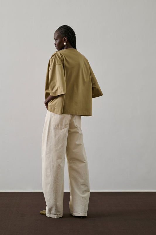 Tee-Shirt Dakota - Beige - Coton - Femme