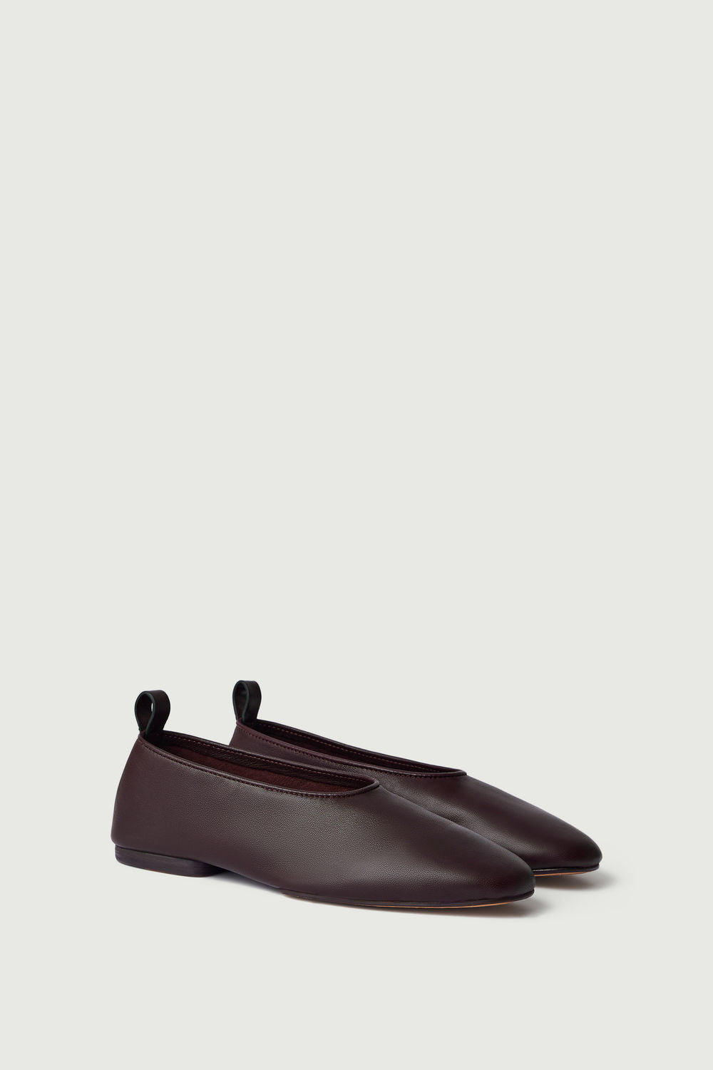 Ballerines Bala - Bordeaux Foncé - Cuir - Femme vue 5