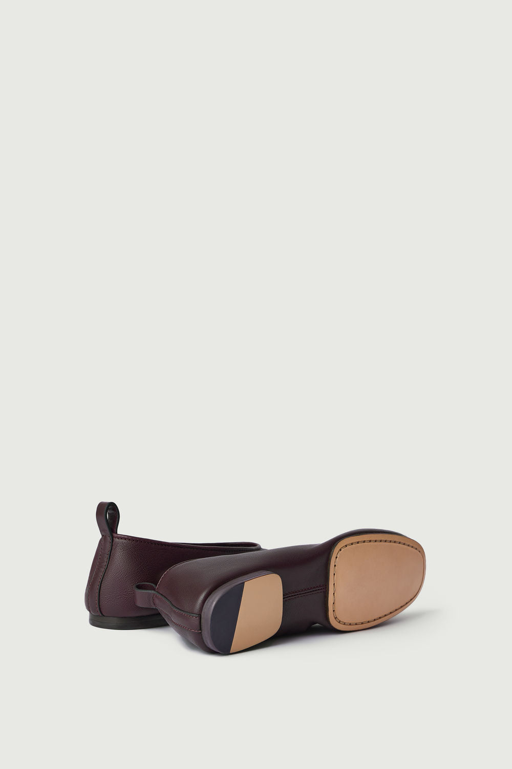 Ballerines Bala - Bordeaux Foncé - Cuir - Femme