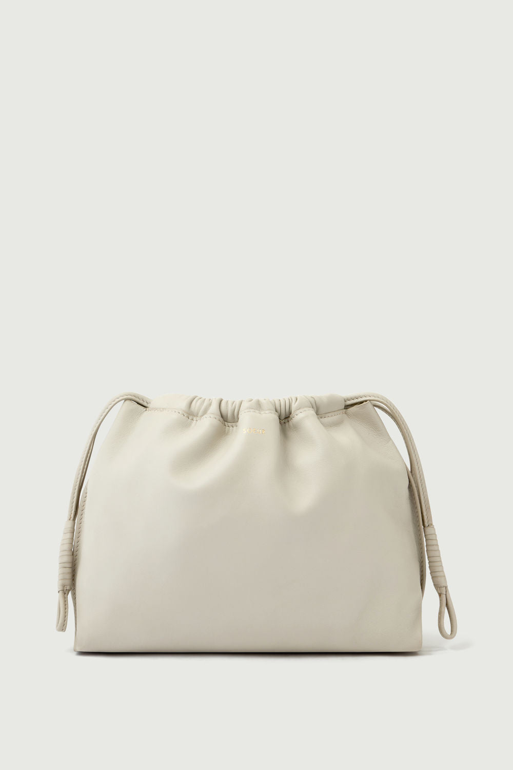 Sac Suzette - Gris Clair - Cuir - Femme vue 6